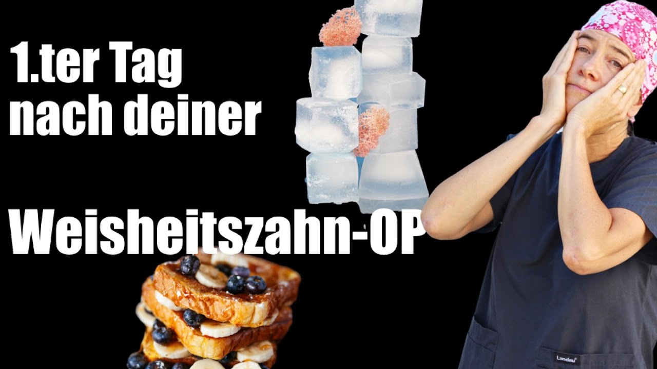 WEISHEITSZAHN-OP: RICHTIGES Verhalten DANACH: WAS darf ich, was darf ich NICHT, Tipps