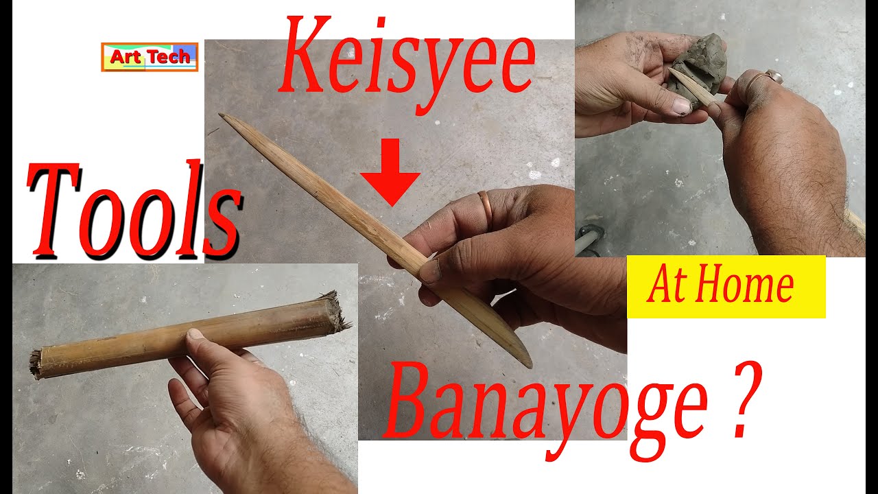 Clay Tools Making Process | Murtee Ke liye Tools Keisyee Banay | Toos For clay craft | Art Tech
