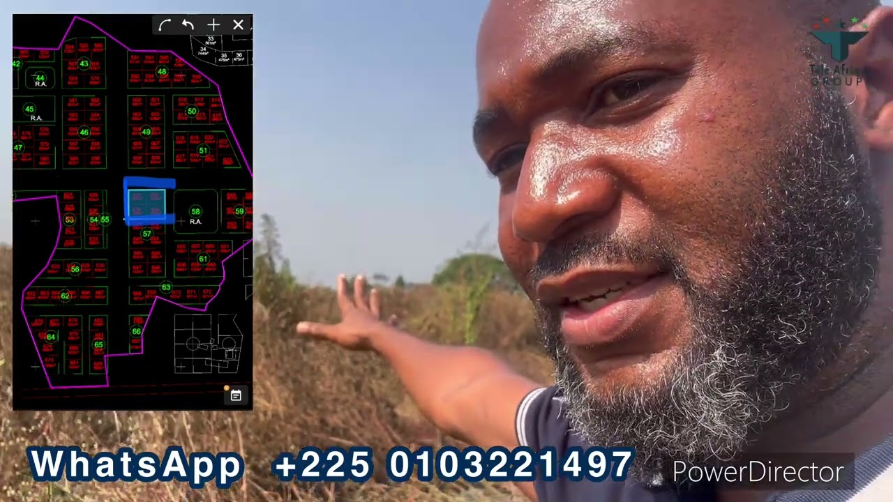 Opportunités à saisir à Yamoussoukro ! 4 terrains collés