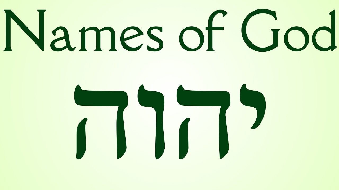 The Hebrew Names of God