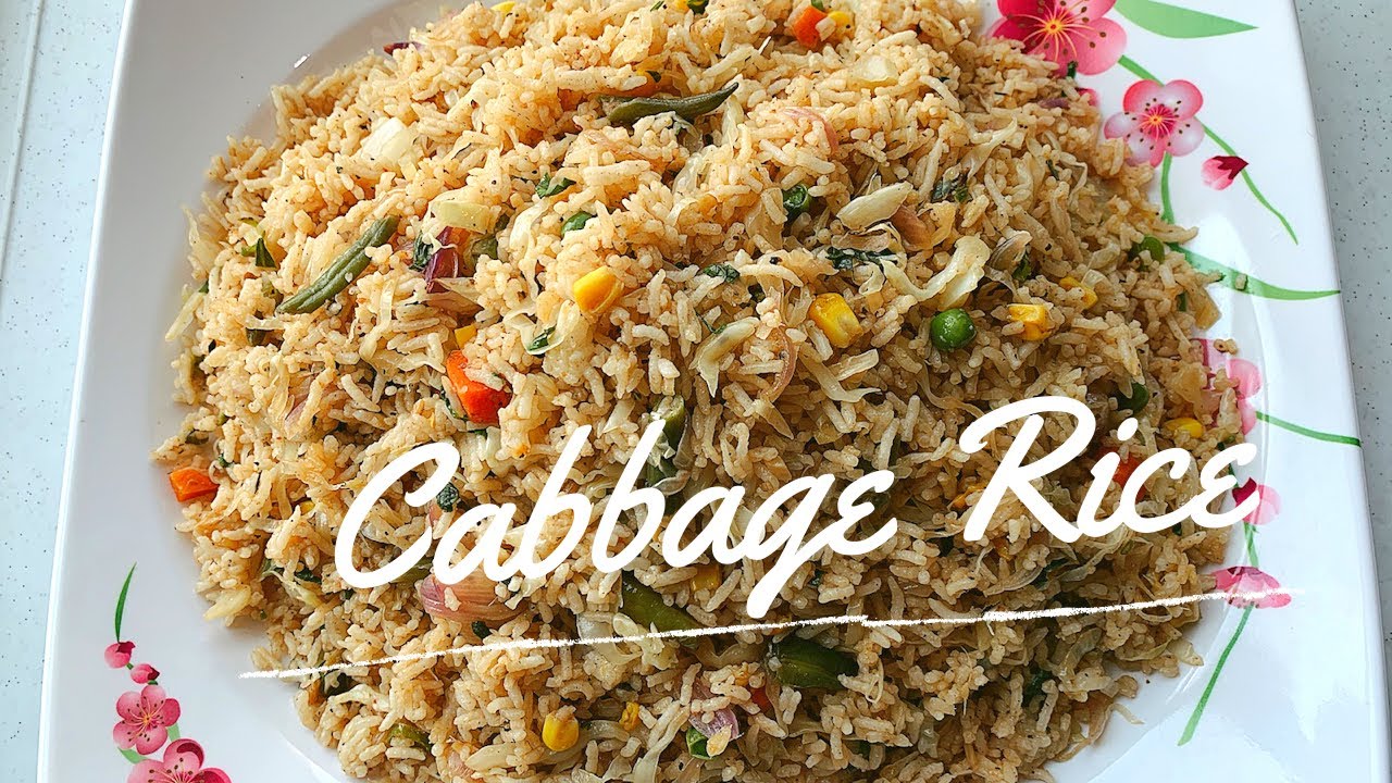 Cabbage Rice | Cabbage Fried Rice Recipe | Kids Lunch Box Recipe | Cabbage Recipes