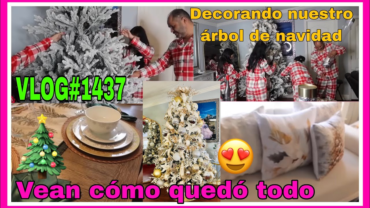 VLOG#1437PUSIMOS NUESTRO ARBOLITO DE NAVIDAD🎄QUEDÓ HERMOSO😍LES MUESTRO MI DECORACIÓN DE NAVIDAD✨🎄