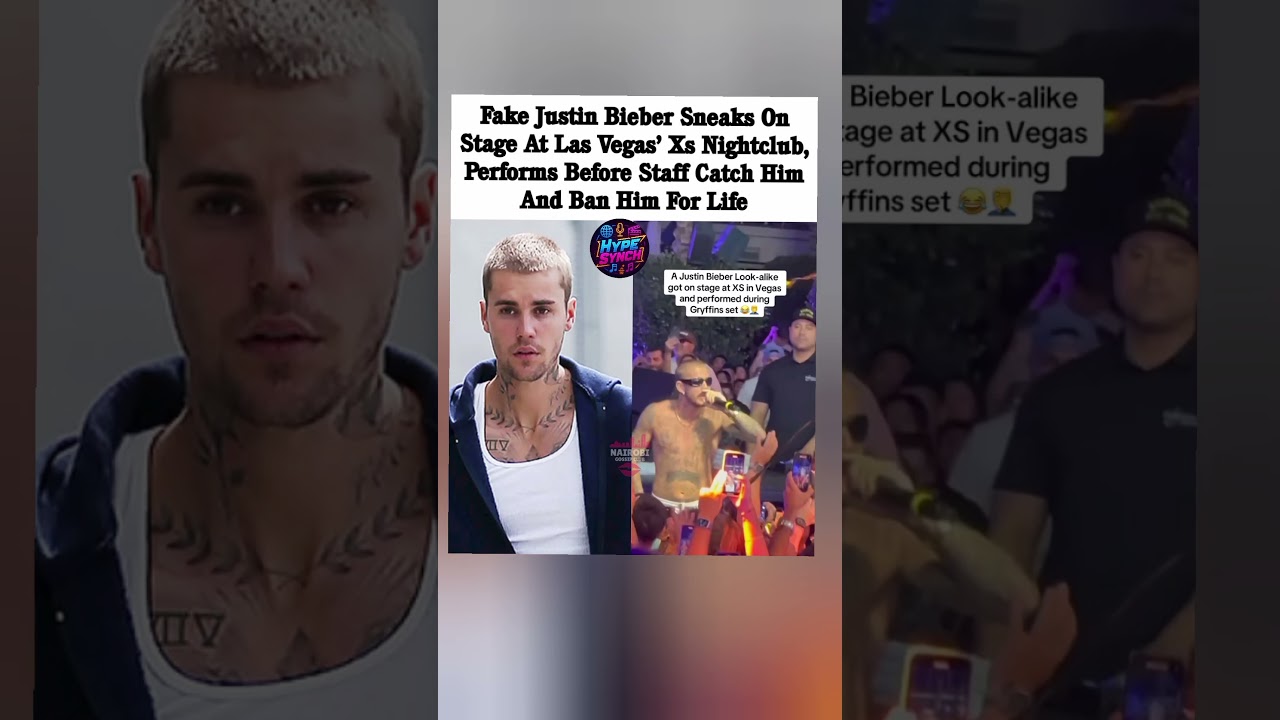 Fake Justin Bieber's Stage Invasion Goes Viral#justinbieber #viral #shorts