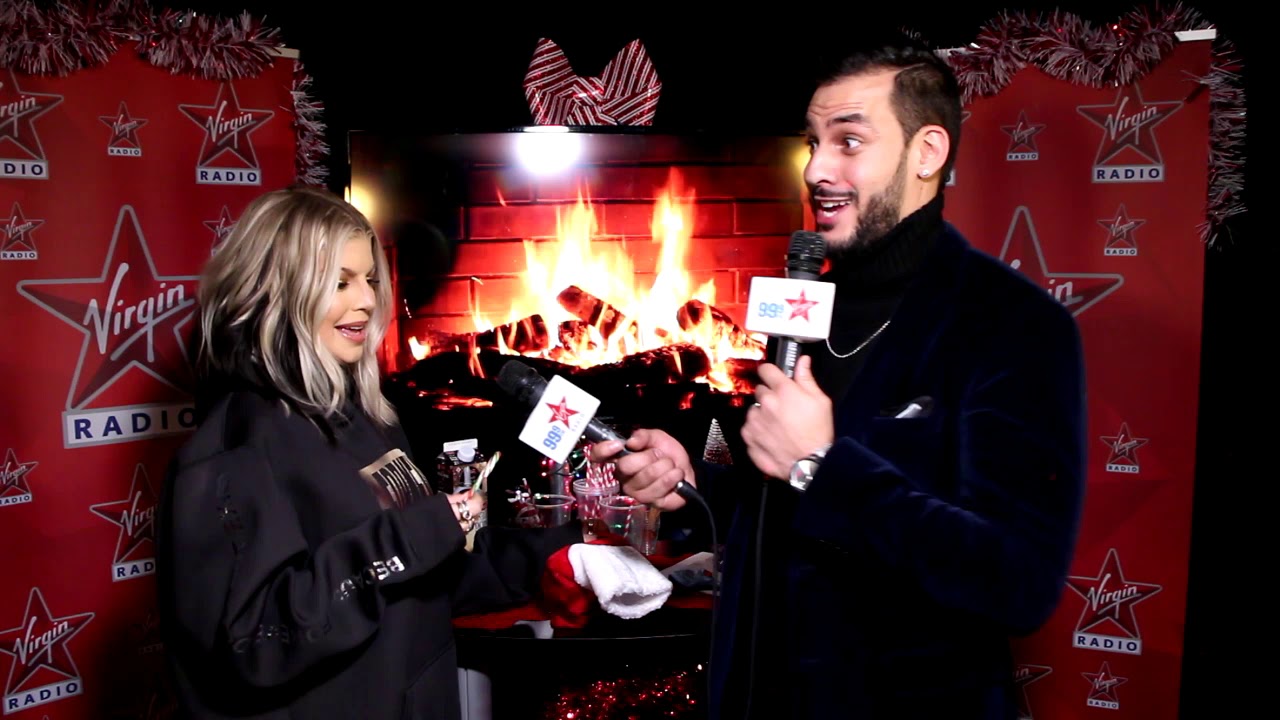 Dames Nellas with Fergie at the iHeartRadio Jingle Ball 2017