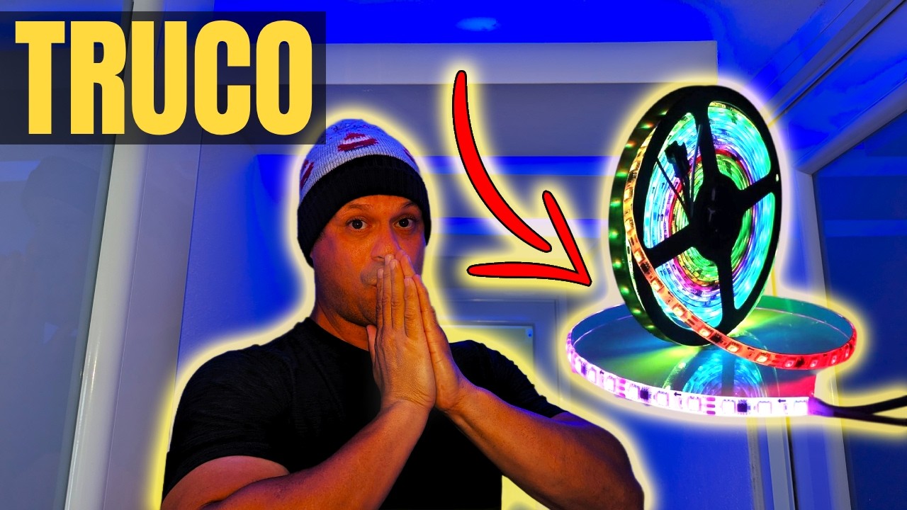 Ojalá me hubieran enseñado a instalar las luces LED STRIPS así antes. En una FACIA PRE FABRICADA.