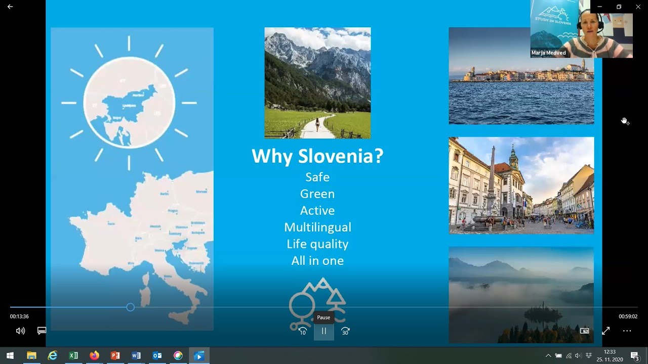 Study in Slovenia Presentation in English