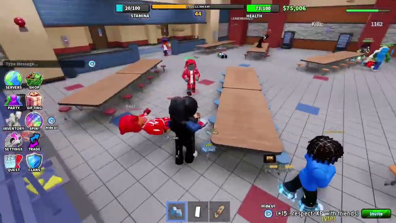 FIGHT IN A SCHOOL FT LAMAR MACEO RED VS BLUE ABSOLUTE CHAOS
