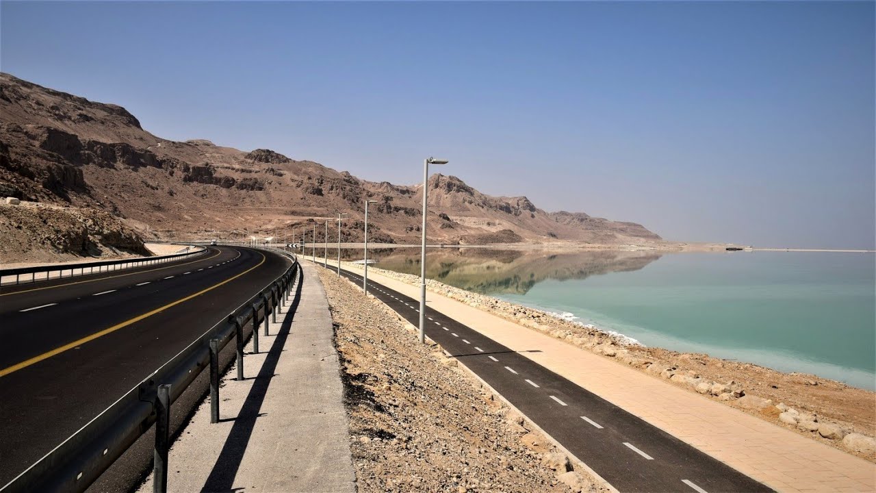 The lowest Road on Earth - Route 90 - West Bank, Israel 🇮🇱