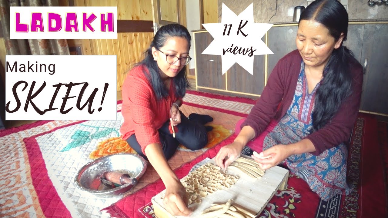 Cooking a traditional dish in a Ladakhi home / Skieu Recipe