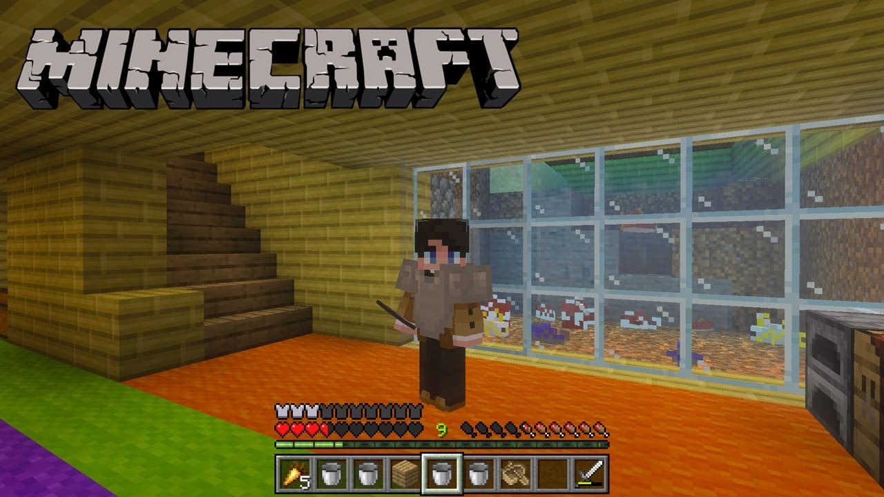 Как поймать рыбок для аквариума (модифицированный Minecraft) #18