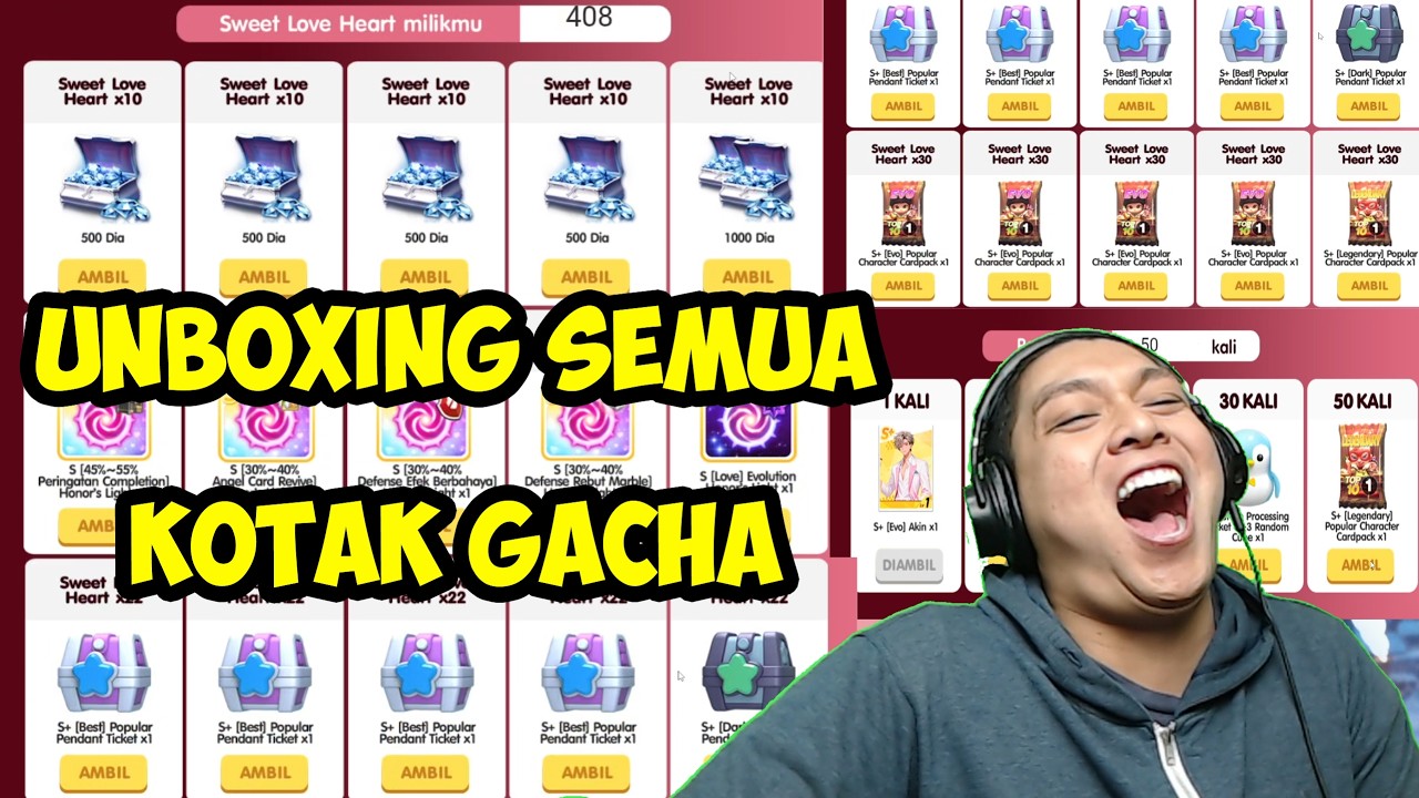 UNBOXING SEMUA REWARD WEB EVENT , DAPET BANYAK ITEM BAGUS ? || GETRICH