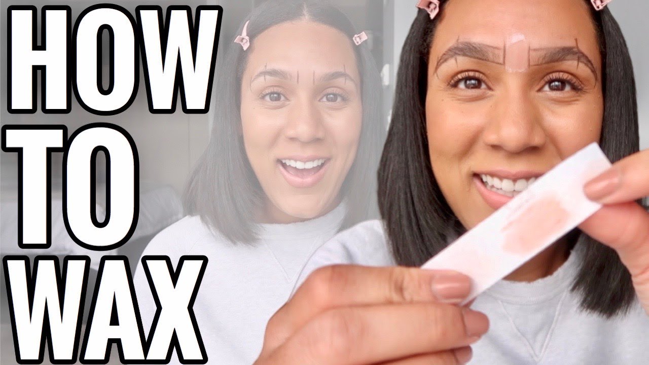HOW TO WAX YOUR EYEBROWS FROM HOME 2020 | BECOME A PRO BY THE END OF THIS VIDEO!