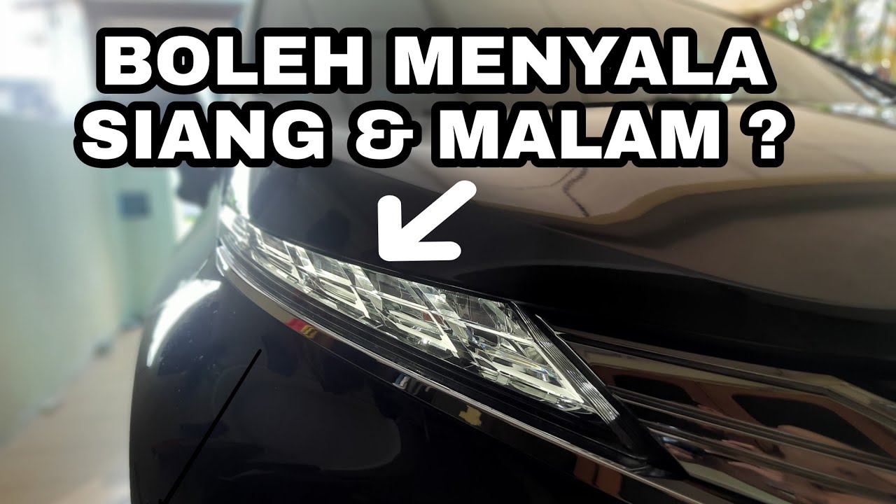 XPANDER-Tukar fungsi lampu atas daylight kepada menyala siang dan malam
