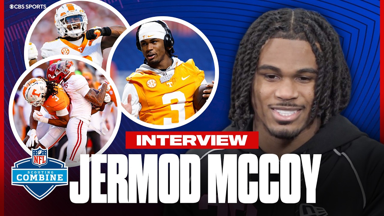 Jermod McCoy NFL Combine Interview: Missing the 2025 season with injury, his love for gaming