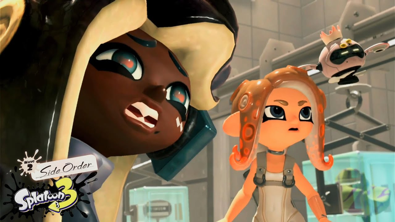 Splatoon 3 Side Order - Save Marina! Boss Floor Marina Agitando & It's Order! - Prologue