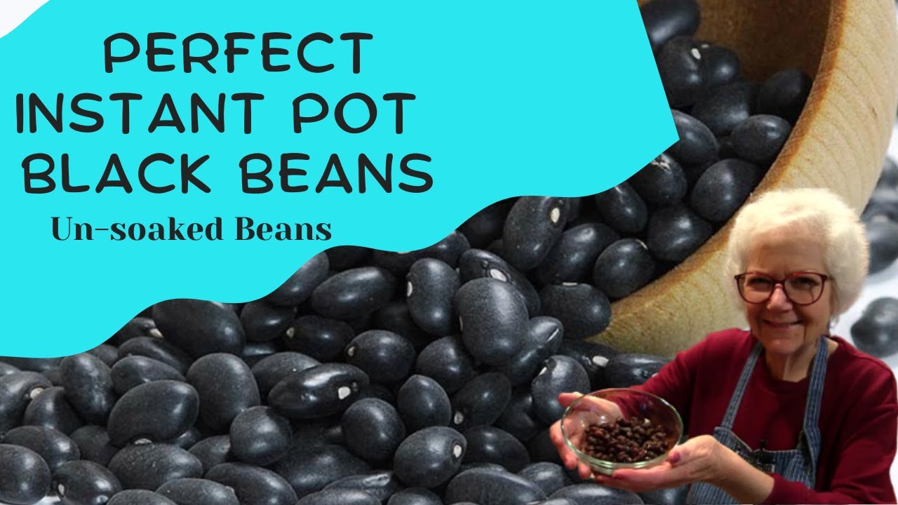 Perfect Black Beans in an Instant Pot | UNSOAKED METHOD
