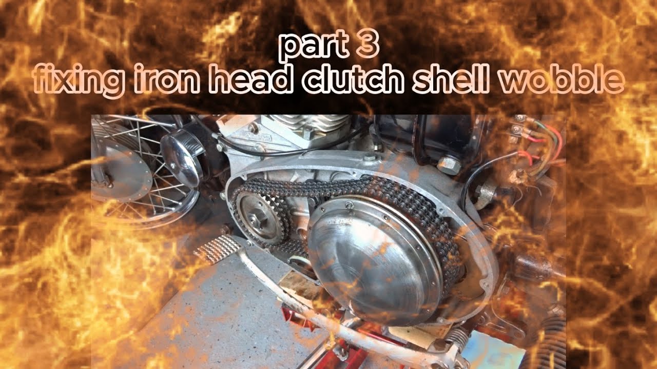 Мотоцикл Harley Iron Head Sportster XLCH, ремонт люфта в корзине сцепления! #мотоцикл #байкер #ir...