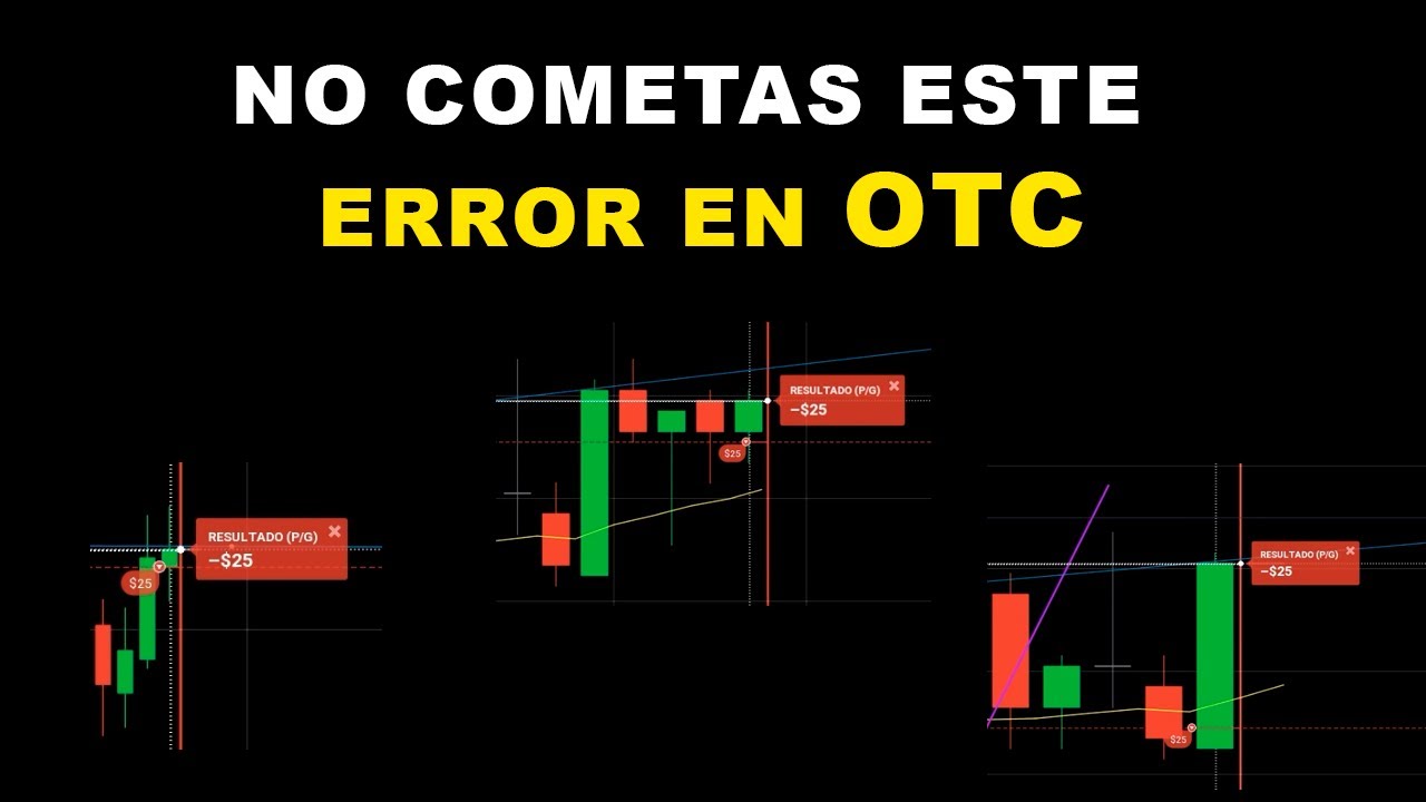 Trading en OTC - Operando contra CONTEO de VELAS - Cómo corregir malos análisis y Recuperar