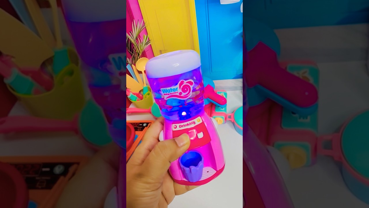 Mini water drinking fountain satisfying with ASMR video hello kitty toys