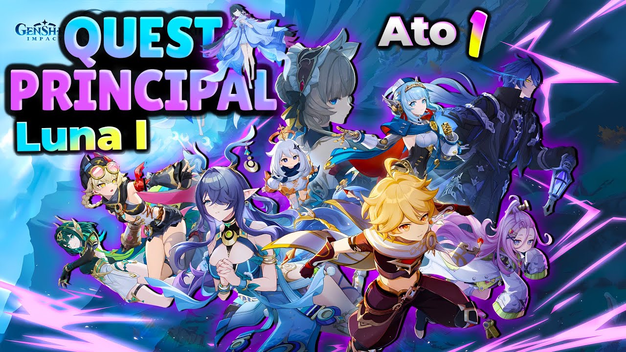 🔴 COLUMBINA HOJE?? ✨ - Missão de Arconte da Versão Luna I / 6.0 de Genshin Impact