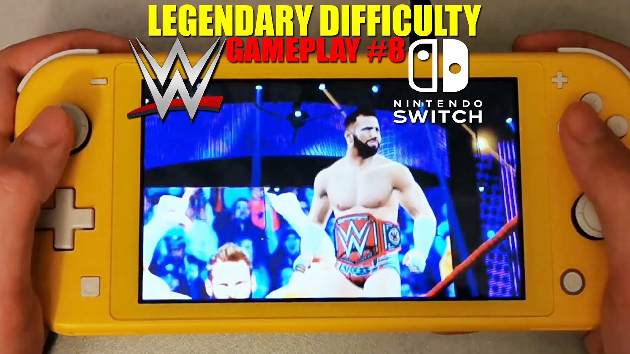 Nintendo Switch Lite❌WWE 2K18 GAMEPLAY❌1v1 LEGENDARY DIFFICULTY #8