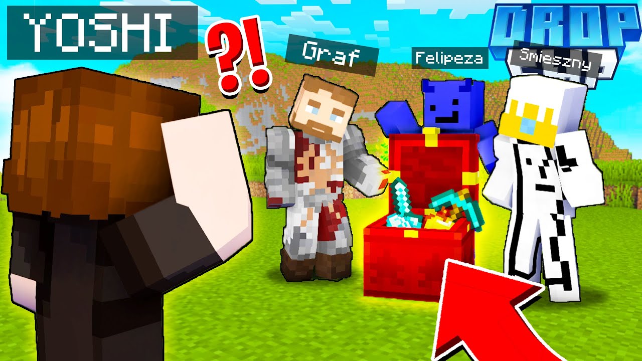 Wszedłem na DROP SMP po raz pierwszy i stało się to&hellip; 😳 - Minecraft (feat. Śmieszny Felipeza Graf)
