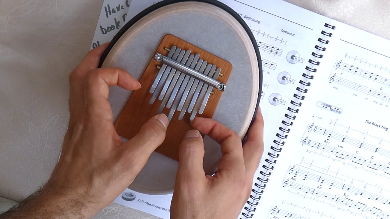 Hokema Sansula Melody: Simple exercise for 4 fingers technique