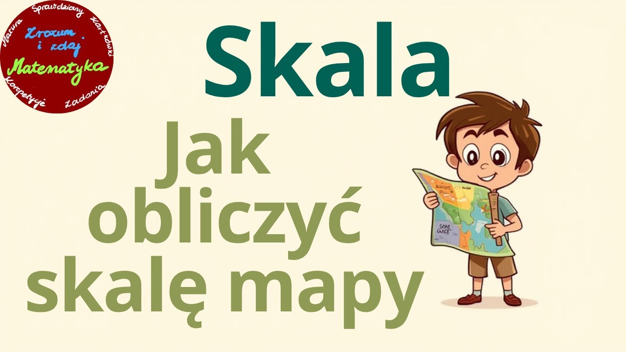 🌍 Skala &ndash; jak obliczyć skalę mapy? | Przykłady i zadania z rozwiązaniem 💡