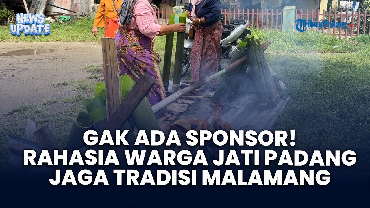 Ruas Bambu Penanda Datangnya Ramadan: Hangatnya Tradisi Malamang Warga Jati Padang yang Tak Lekang