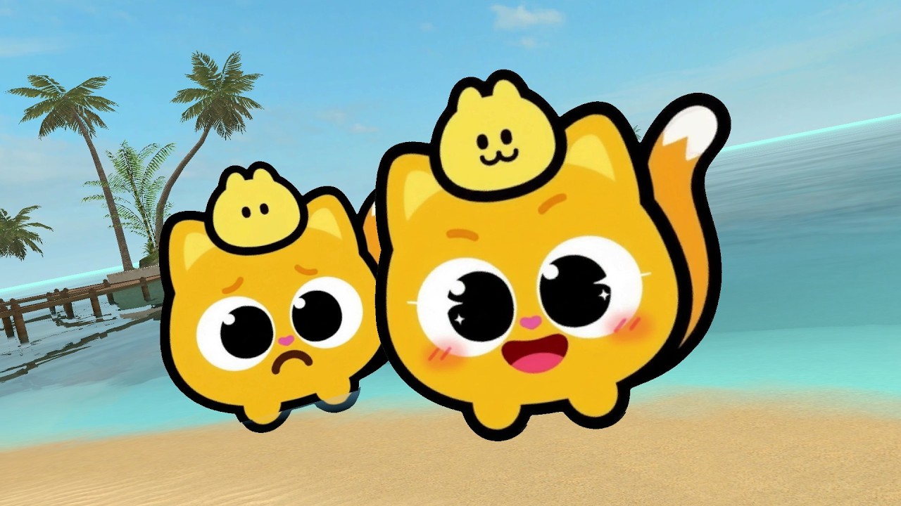 HAPPY and FROWNING Ninimo Chase in Tropical Dream Iridescent | Gmod Nextbots