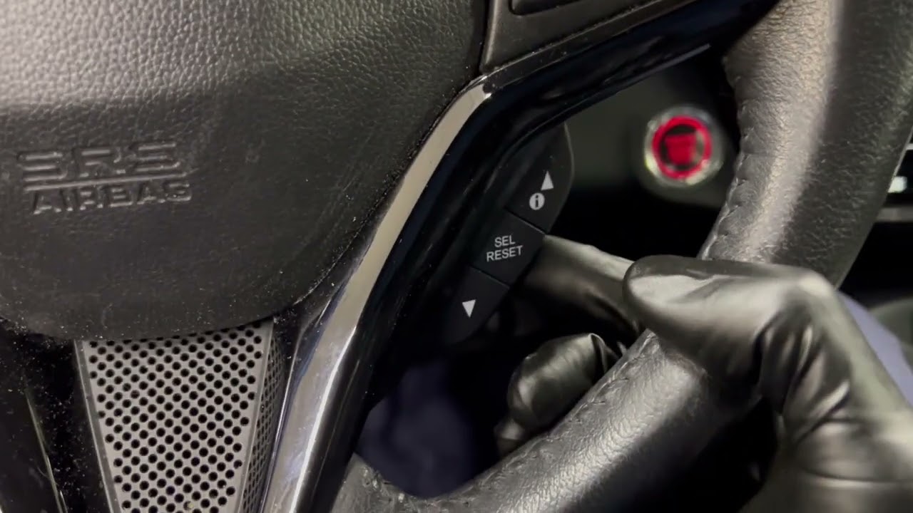 How to Reset and Calibrate the 2019 Honda HRV Tire Pressure Monitoring System - Honda TPMS