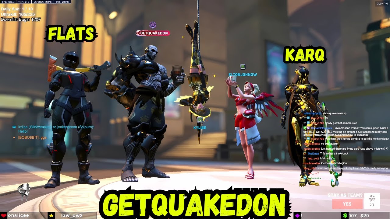 GetQuakedOn + Flats + KarQ | SEASON 13 | TOP 500 DOOMFIST | MIDTOWN | OVERWATCH 2