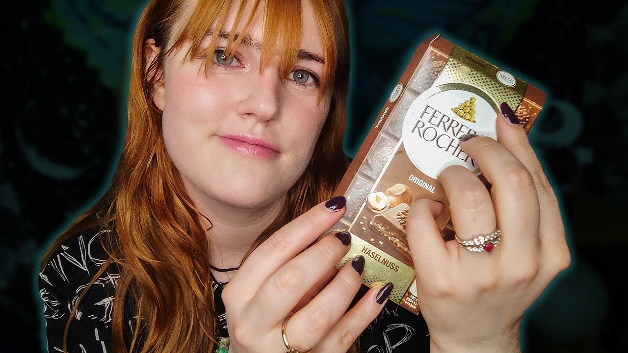 Chocolate ASMR ♡ Tapping, Scratching, Crinkle Sounds and Eating *-*