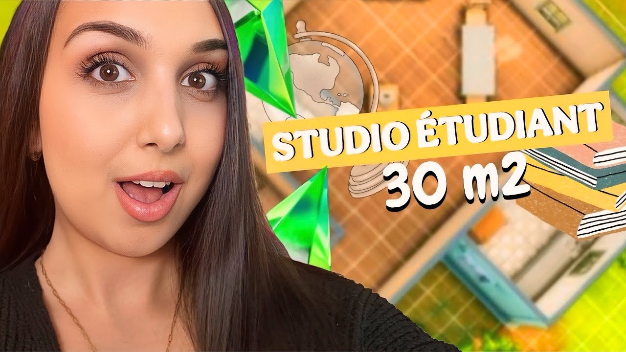 Mon VRAI studio D’ÉTUDIANTE (c’était il y a 10 ans…) 🫠 | Les Sims 4 