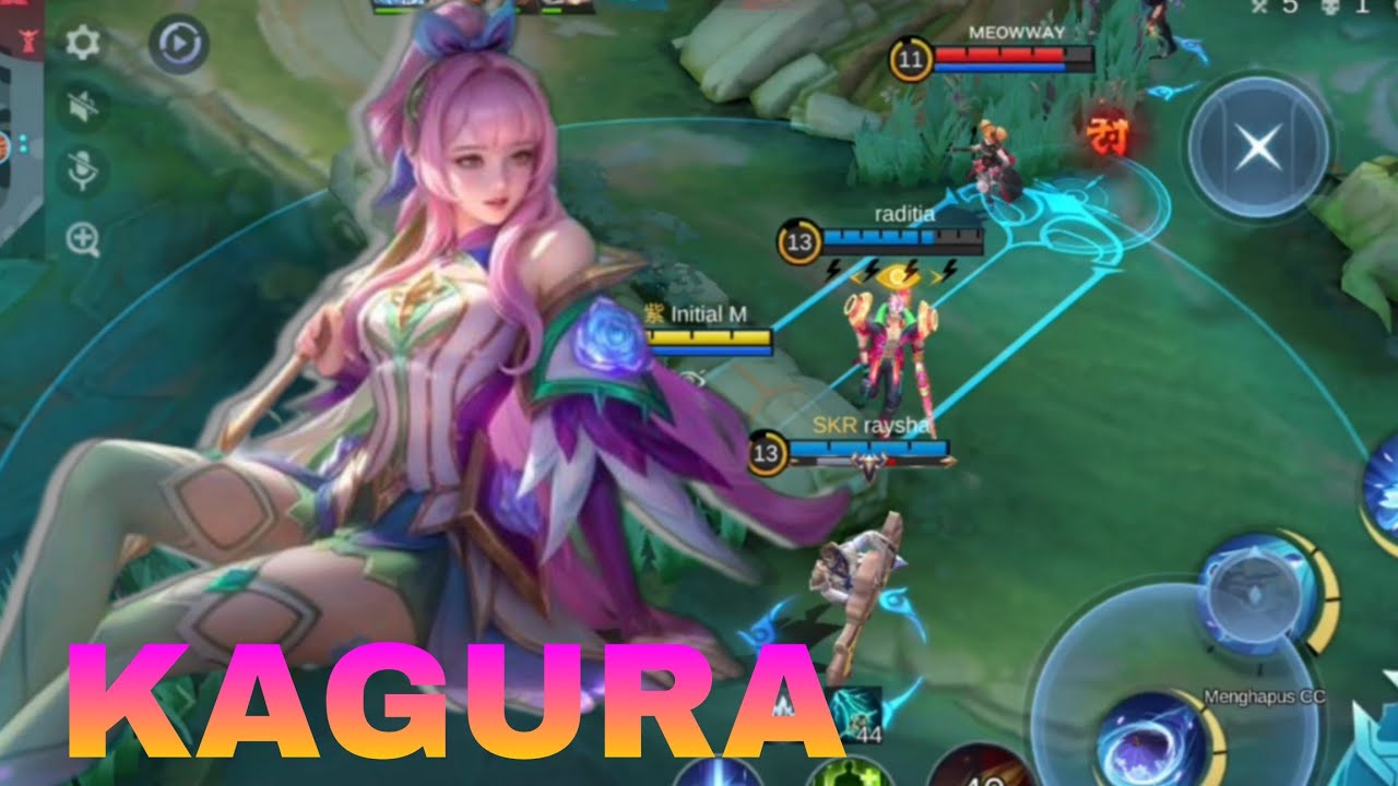 In match! Kagura jade blossom Gameplay Ranked mlbb