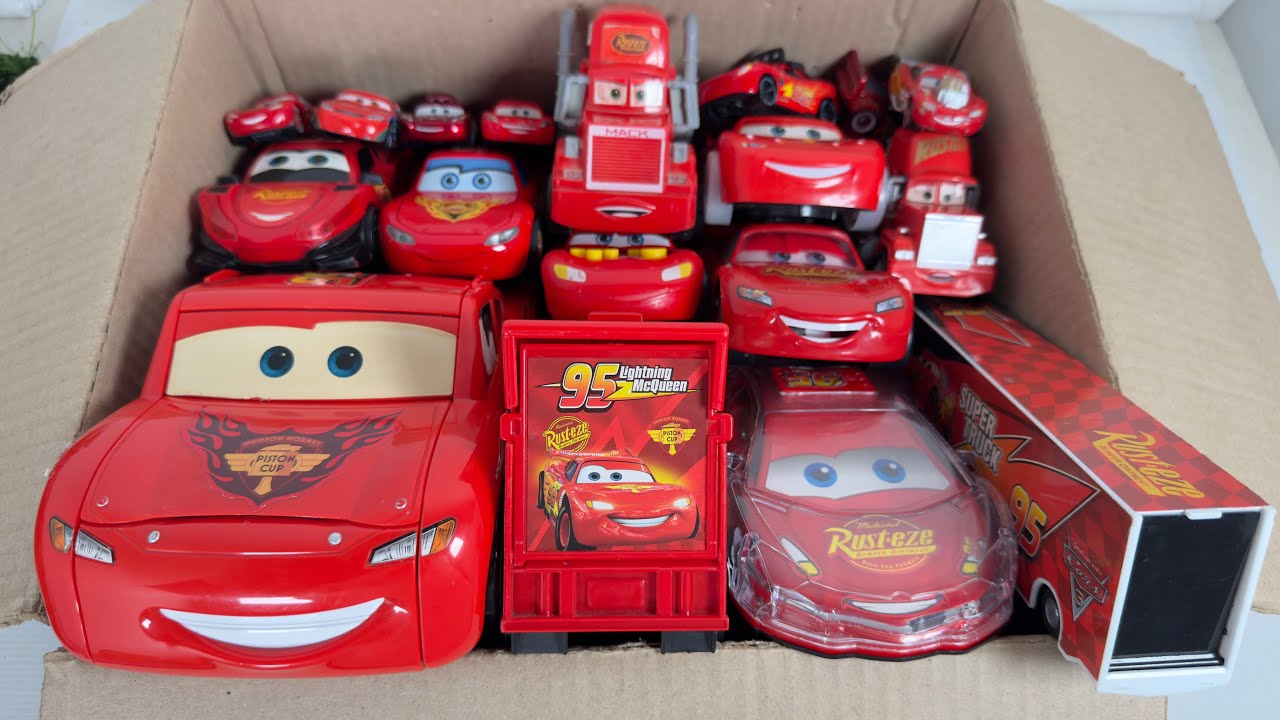 Disney Pixar Cars Unboxing Review | Full Lightning McQueen, Tow Mater, Doc Hudson, Sally, Mack
