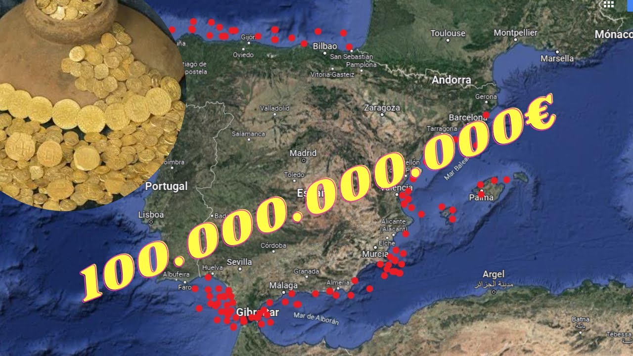 Los tesoros sin encontrar en España.