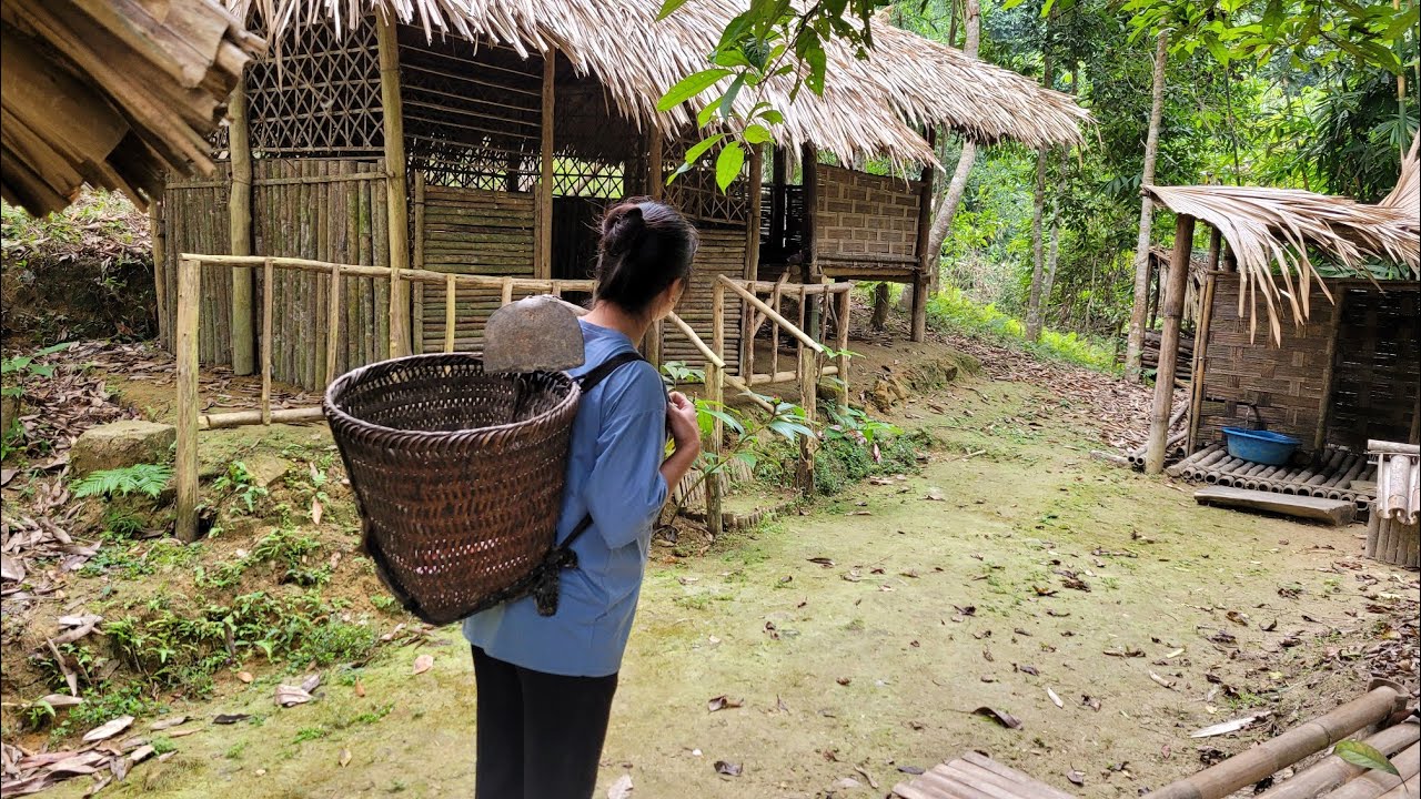 Full Video 165 Days: Girl Earns Money by Selling Vegetables and Fruits to Build Abandoned House