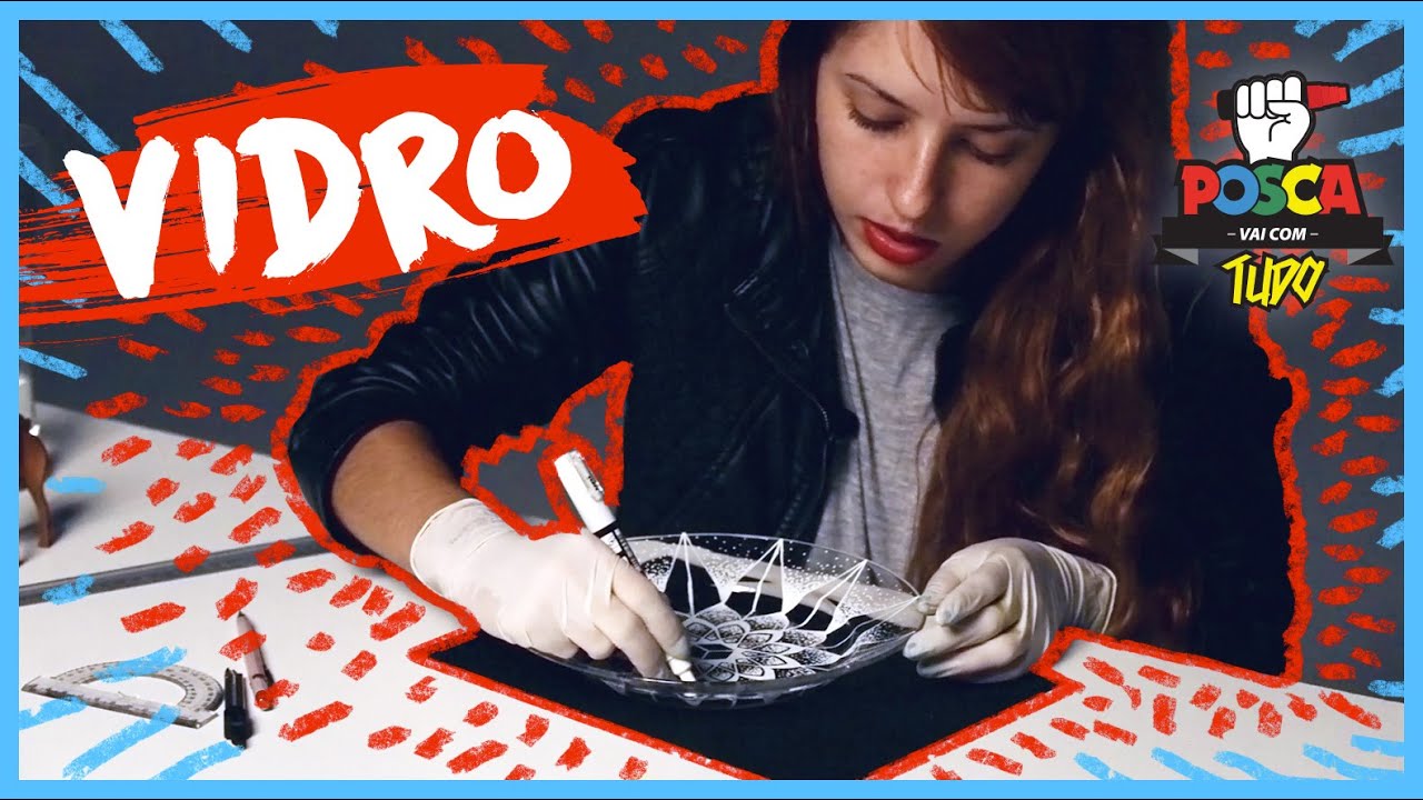 Como usar canetas POSCA em VIDRO - POSCA vai com tudo
