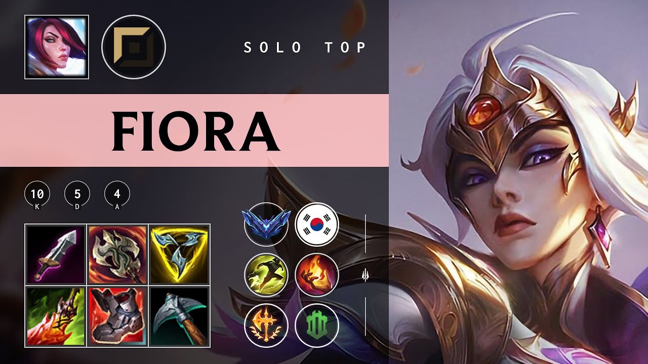 Fiora Top vs Xin Zhao - KR Diamond Patch 25.24