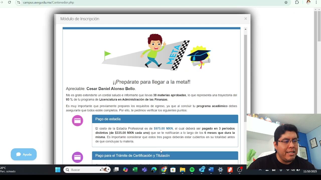 Proceso de estadía Profesional en la UVEG (Universidad Virtual del Estado de Guanajuato)