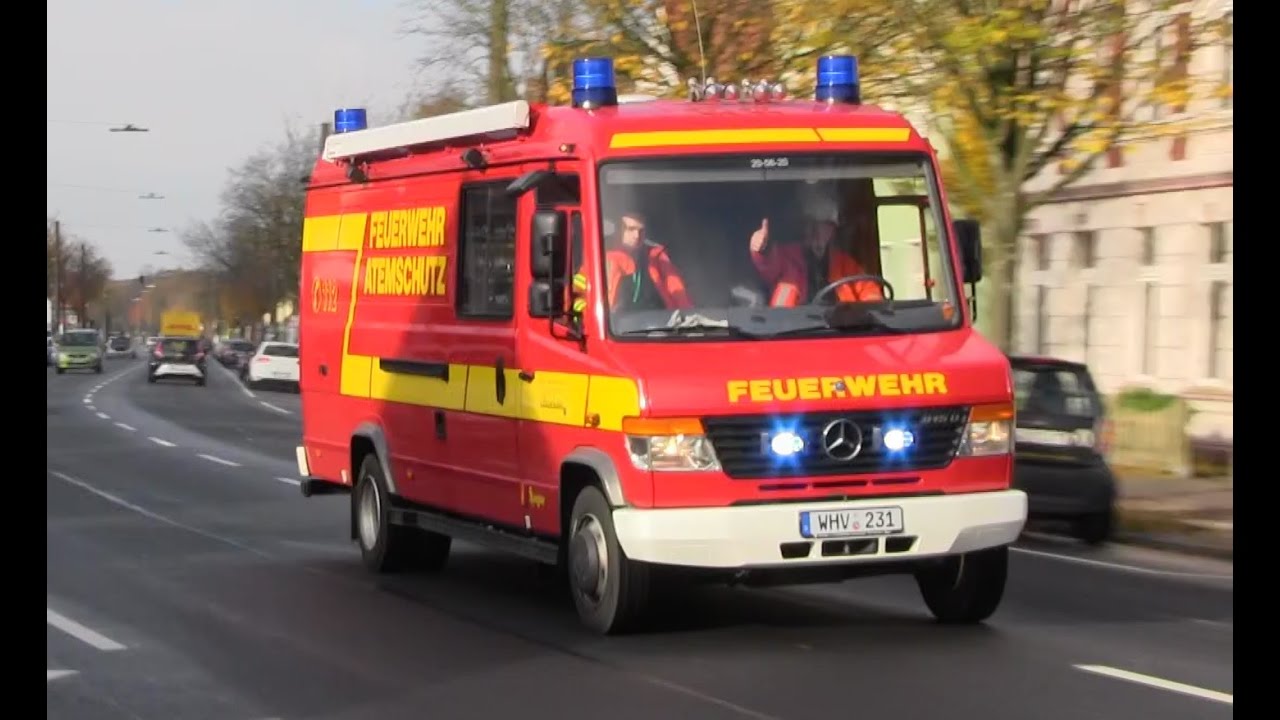 MANV-Zug FF Wilhelmshaven OF Rüstringen + RTW DRK Wilhelmshaven