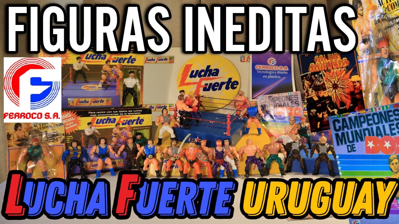 Figuras de Acción JAMÁS vistas! Lucha Fuerte FERROCO URUGUAY motu knockoff 