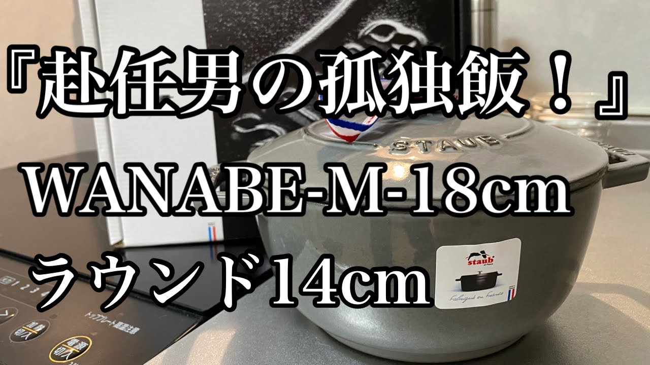 【ストウブ研究会】赴任男の孤独飯！WA-NABE -M-18cm購入して贅沢ビープシチュー！