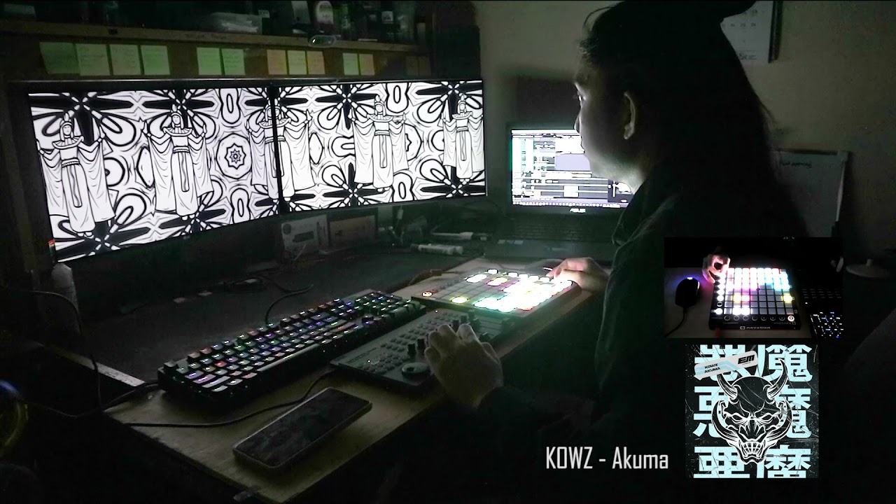 VISUAL PERFORM COVER KOWZ - AKUMA #6 TRIL21 - RESOLUME 6 | VJ LOOPS FREE DOWNLOAD *WATCH TILL END