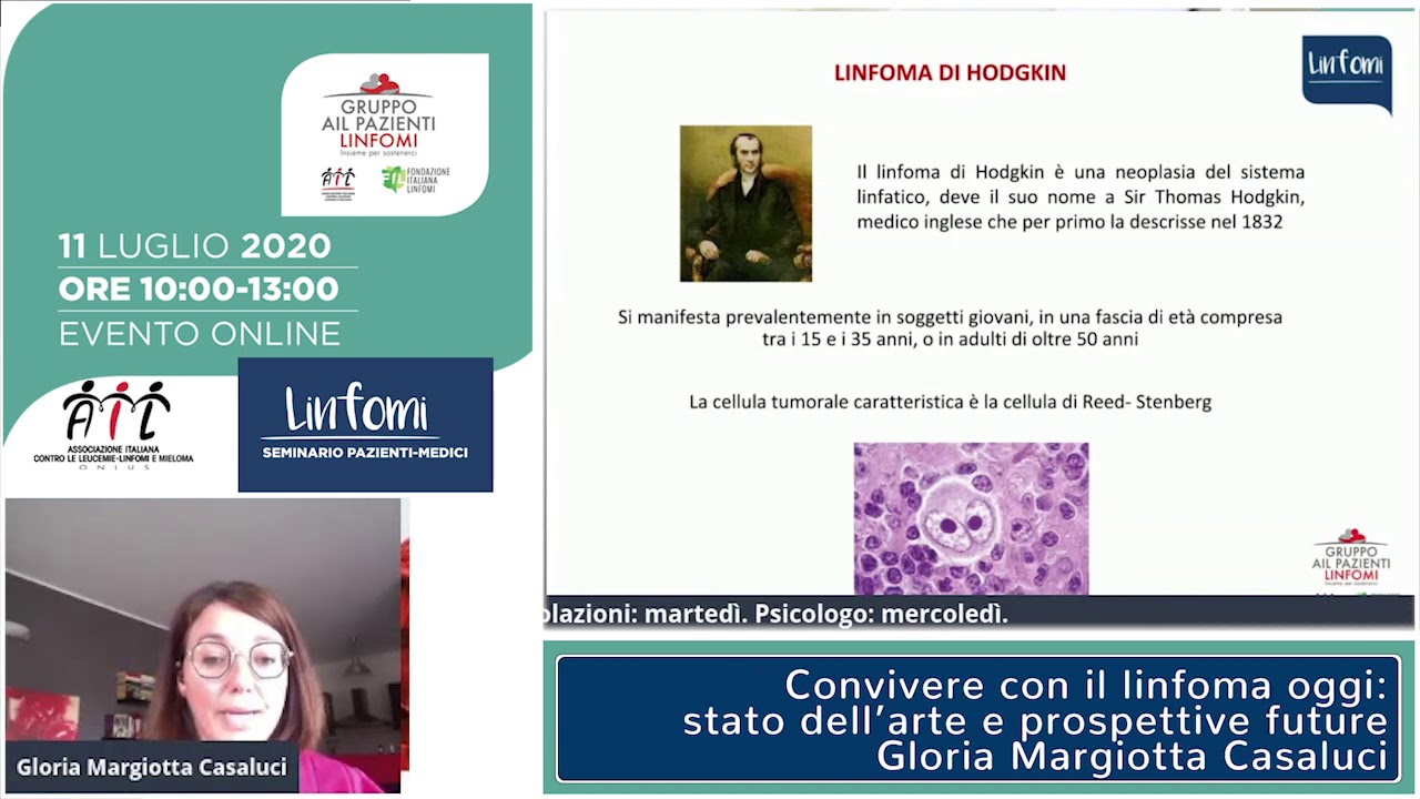 Convivere con il Linfoma oggi: stato dell'arte e prospettive future - Gloria Margiotta Casaluci