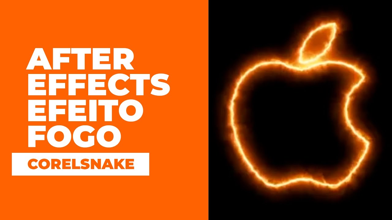CRIANDO EFEITO DE FOTO EM LOGO NO AFTER EFFECTS // COREL SNAKE