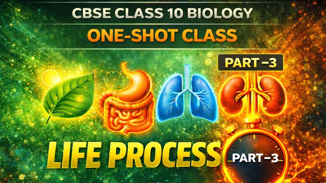 LIFE PROCESSES l Class 10th CBSE BOARD l UP BOARD ENGLISH  MEDIUM l NCERT l part 3