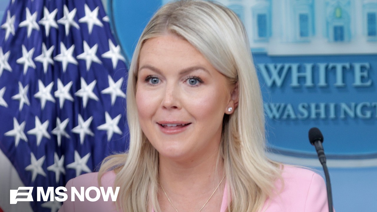 WH press secretary holds briefing amid Iran war fallout