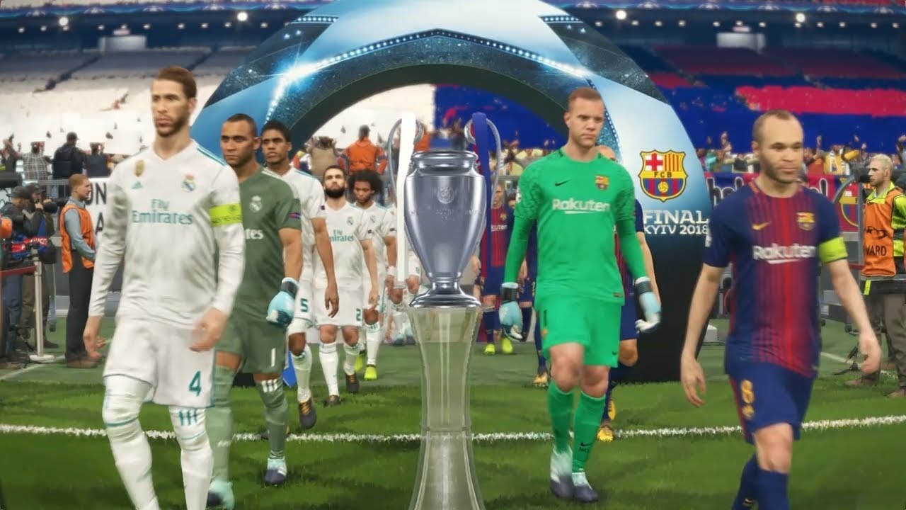 Финал Лиги чемпионов УЕФА PES 2018 (матч «Барселона» — «Реал Мадрид») [Пенальти]
